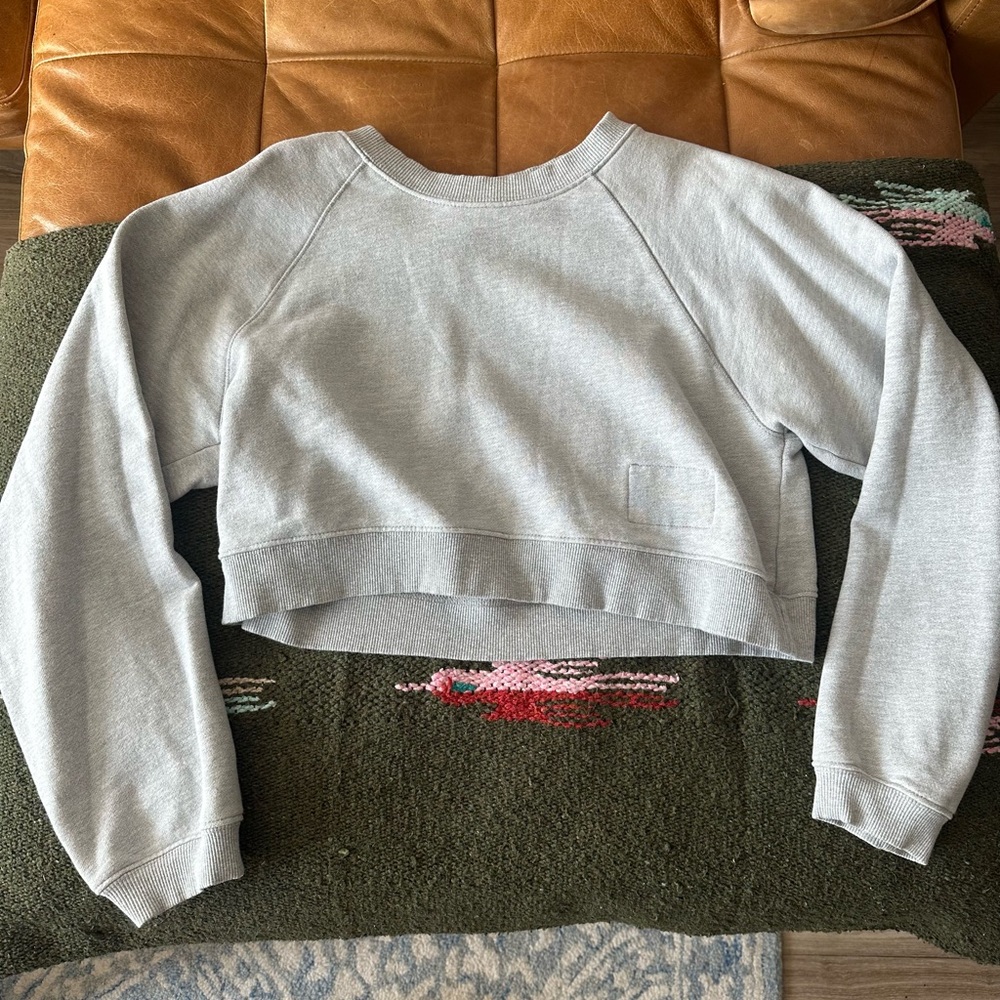 Cropped Daily Drills Crewneck